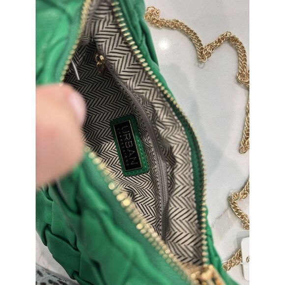 Urban Expressions NWT Nadia Crossbody Bag in Kelly Green - Picture 4 of 5